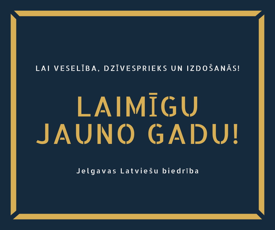 Laimīgu jauno gadu! 